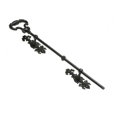 Kirkpatrick Black Antique Malleable Iron Bell Pull - AB828 BLACK ANTIQUE - 20.5"
