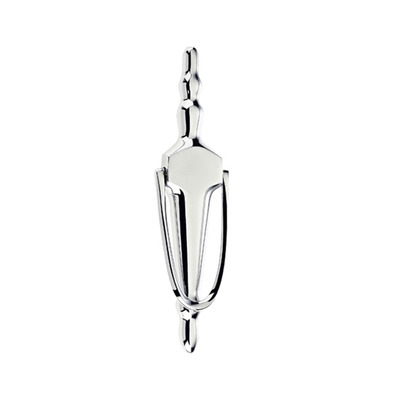 Mila ProLinea Slimline Urn Door Knocker (8"), Polished Chrome Finish - 590081 POLISHED CHROME - 8"