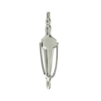 Mila ProLinea Slimline Urn Door Knocker (8"), Smooth Satin Finish - 590082 SMOOTH SATIN - 8"