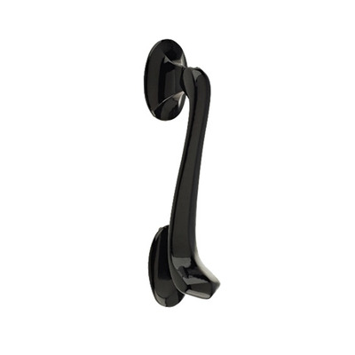 Mila ProLinea Victorian Scroll Knocker (7"), Black Finish - 590167 BLACK - 7"