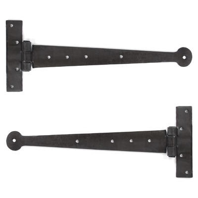 From The Anvil Penny End T-Hinge (Various Sizes), Beeswax - 33188 (sold in pairs) 4" T-HINGE (PAIR), BEESWAX