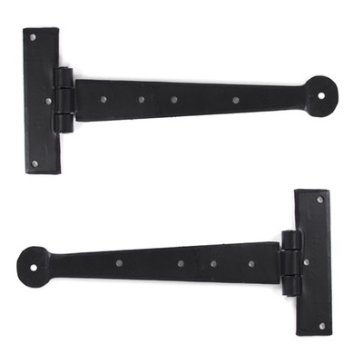 From The Anvil Penny End T-Hinge (Various Sizes), Black - 33986 (sold in pairs) 15" T-HINGE (PAIR), BLACK