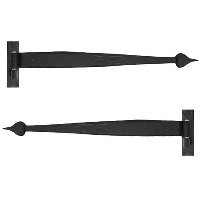 From The Anvil Hook & Band Hinge (24"), Black - 33286 (sold in pairs) 24" HOOK & BAND HINGE (PAIR), BLACK