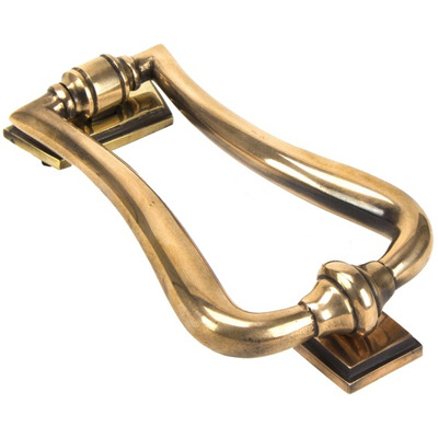 From The Anvil Period Slimline Art Deco Door Knocker, Polished Bronze - 91945 POLISHED BRONZE