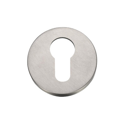 Zoo Hardware ZG4S Euro Profile Escutcheon, Satin Stainless Steel - ZG4S001 SATIN STAINLESS STEEL