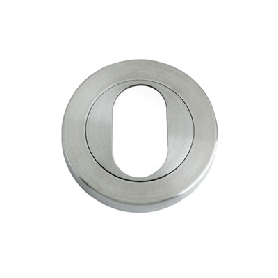 Zoo Hardware ZPS Oval Profile Escutcheon, Satin Stainless Steel - ZPS003SS SATIN STAINLESS STEEL
