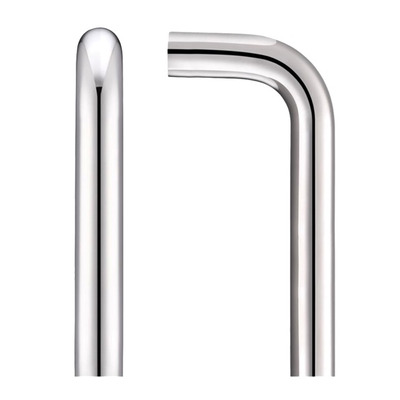 Zoo Hardware ZCSD Architectural D Pull Handle (19mm Bar Diameter), Polished Stainless Steel - ZCSD150BP POLISHED  STAINLESS STEEL - 19mm x 150mm c/c