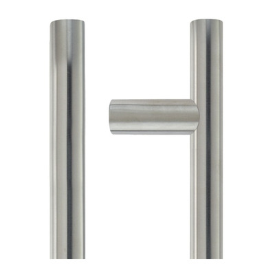 Zoo Hardware ZCSG Architectural Guardsman Pull Handles (19mm OR 21mm Bar Diameter), Satin Stainless Steel - ZCSG300BS SATIN STAINLESS STEEL - 19mm x 425mm c/c