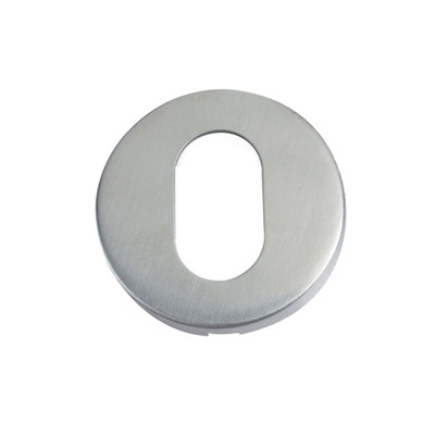 Zoo Hardware ZCS2 Oval Profile Escutcheon, Satin Stainless Steel - ZCS2003SS SATIN STAINLESS STEEL