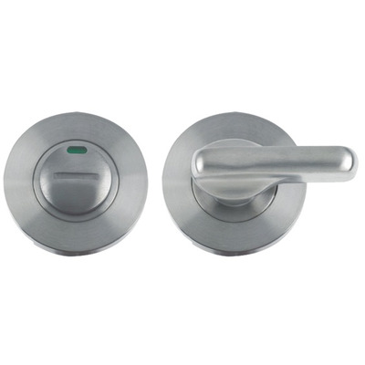 Zoo Hardware ZCS2 Contract Disabled Bathroom Turn & Release With Indicator, Satin Stainless Steel - ZCS2006ISS SATIN STAINLESS STEEL