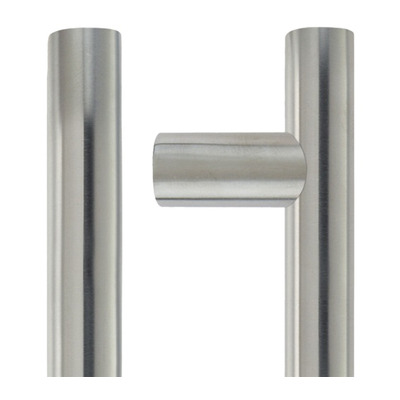 Zoo Hardware ZCS2G Contract Guardsman Pull Handle (30mm Bar Diameter), Satin Stainless Steel - ZCS2G600ES SATIN STAINLESS STEEL - 30mm x 400mm c/c