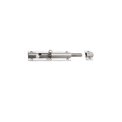 Zoo Hardware ZAS Barrel Bolts (Various Sizes), Satin Stainless Steel - ZAS01SS SATIN STAINLESS STEEL - 200mm (8")