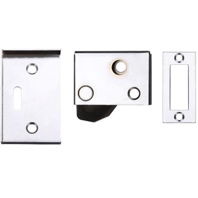 Zoo Hardware ZAS Hush Latch (64mm x 40mm), Powder Coated White - ZAS21PCW POWDER COAT WHITE