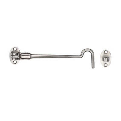 Zoo Hardware ZAS Cabin Hooks (100mm, 150mm OR 200mm), Satin Stainless Steel - ZAS61SS SATIN STAINLESS STEEL - 150mm