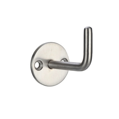 Zoo Hardware ZAS Circular Single Robe Hook, Satin Stainless Steel - ZAS74SS SATIN STAINLESS STEEL