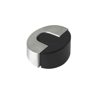 Zoo Hardware ZAS Floor Mounted Sloped Door Stop, Satin Stainless Steel - ZAS87SS SATIN STAINLESS STEEL
