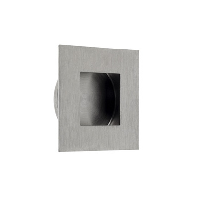 Zoo Hardware ZAS Square Flush Pull (Various Sizes), Satin Stainless Steel - ZAS40SS SATIN STAINLESS STEEL - 50mm x 50mm