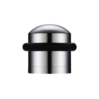 Zoo Hardware Domed Floor Mounted Door Stop, Polished Chrome - ZAB86CP POLISHED CHROME