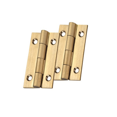 Zoo Hardware Top Drawer Fittings Cabinet Hinges (Various Sizes), Satin Brass - TDF100SB SATIN BRASS - 75mm x 41mm x 2mm