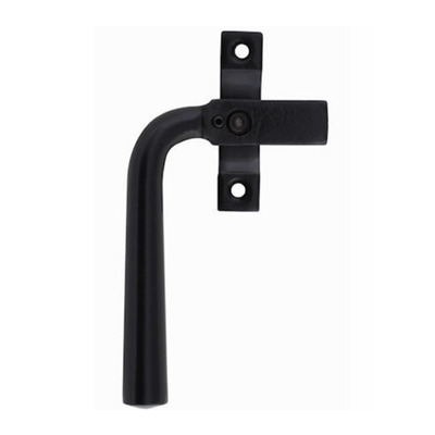 Stonebridge Padstow Locking Window Casement Fastener (Left OR Right Hand), Armor-Coat Flat Black - SB-FB203 ARMOUR-COAT FLAT BLACK - LEFT HAND