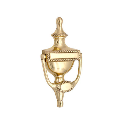 Spira Brass Georgian Door Knocker, Polished Brass - SB4105PB POLISHED BRASS