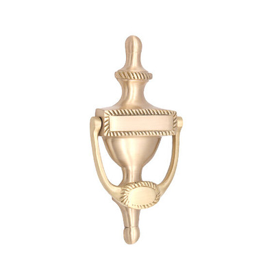 Spira Brass Georgian Door Knocker, Satin Brass - SB4105SB SATIN BRASS