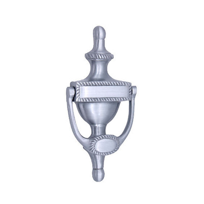 Spira Brass Georgian Door Knocker, Satin Chrome - SB4105SC SATIN CHROME