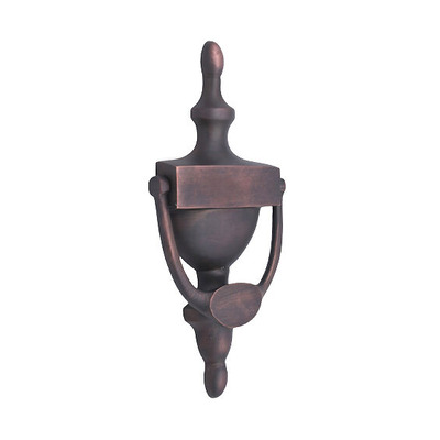Spira Brass Large Victorian Door Knocker (205mm x 95mm), Aged Bronze - SB4107ABZ AGED BRONZE