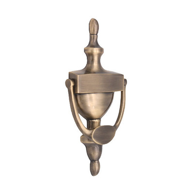 Spira Brass Large Victorian Door Knocker (205mm x 95mm), Antique Brass - SB4107ANT ANTIQUE BRASS