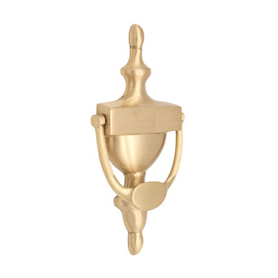 Spira Brass Large Victorian Door Knocker (205mm x 95mm), Satin Brass - SB4107SB SATIN BRASS