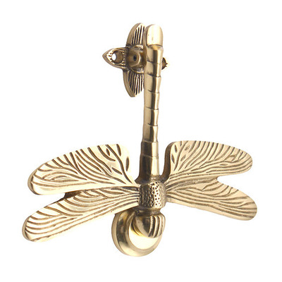 Spira Brass Dragonfly Door Knocker (130mm x 160mm), Polished Brass - SB4108PB POLISHED BRAS