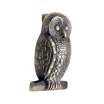 Spira Brass Owl Door Knocker (140mm x 75mm), Antique Brass - SB4109ANT ANTIQUE BRASS