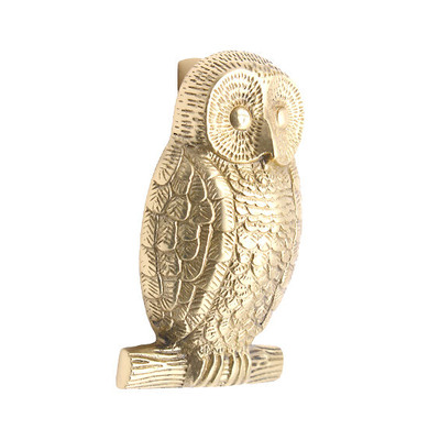 Spira Brass Owl Door Knocker (140mm x 75mm), Polished Brass - SB4109PB POLISHED BRASS