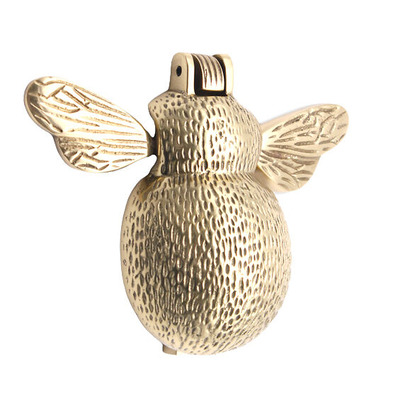 Spira Brass Bumble Bee Door Knocker (130mm x 160mm), Polished Brass - SB4111PB POLISHED BRASS