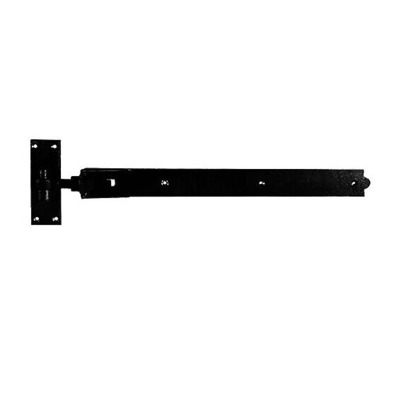 Spira Brass Adjustable Hook And Band Hinge (Various Sizes), Black - 7196 (sold in singles) BLACK - 8 INCH (200mm)