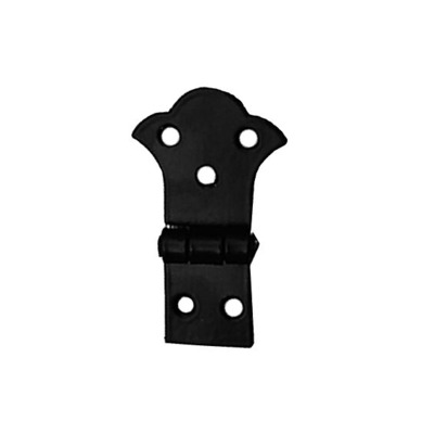 Spira Brass Butterfly Unequal Cabinet Hinge (68mm x 25mm), Black - 8203 BLACK - 68mm x 25mm