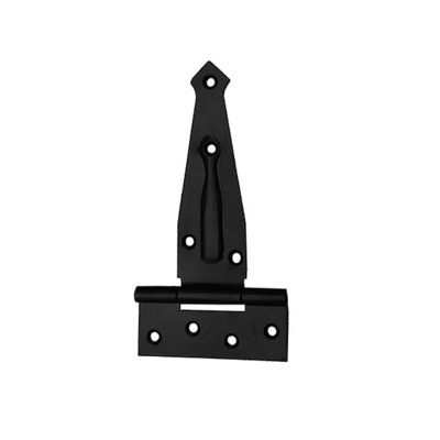 Spira Brass Arrow Head Cabinet Hinge (120mm x 82mm OR 190mm x 100mm), Black - 8206 BLACK - 120mm x 82mm (4 INCH)