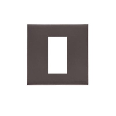 M Marcus Electrical Winchester 1 Module Euro Plate, Matt Bronze - PL.W09.2691.G MATT BRONZE