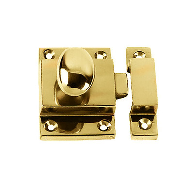 Spira Brass Brass Cupboard Catch Latch, Polished Brass Unlacquered - SB2334PBUL POLISHED BRASS UNLACQUERED