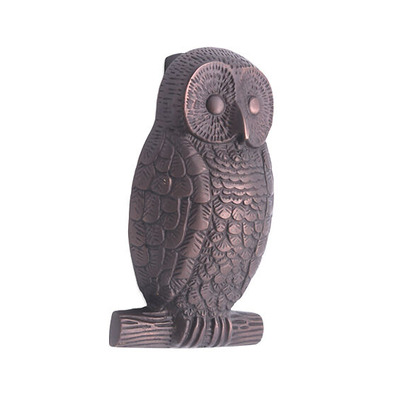 Spira Brass Owl Door Knocker (140mm x 75mm), Aged Bronze - SB4109ABZ AGED BRONZE