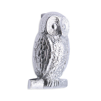 Spira Brass Owl Door Knocker (140mm x 75mm), Polished Chrome - SB4109PC POLISHED CHROME