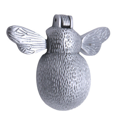 Spira Brass Bumble Bee Door Knocker (130mm x 160mm), Satin Chrome - SB4111SC SATIN CHROME