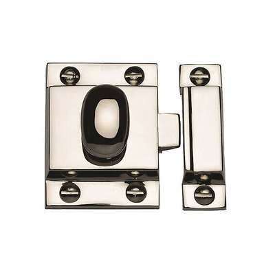 Spira Brass Brass Cupboard Catch Latch, Polished Nickel - SB2334PN POLISHED NICKEL