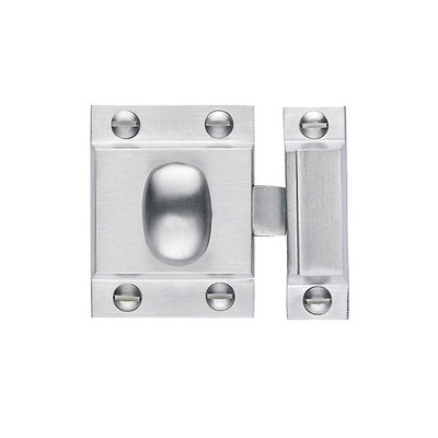 Spira Brass Brass Cupboard Catch Latch, Satin Chrome - SB2334SC SATIN CHROME