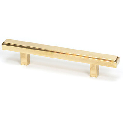 From The Anvil Scully Cabinet Pull Handle (96mm, 160mm Or 224mm C/C), Aged Brass - 50506 AGED BRASS - 220mm (160mm c/c)