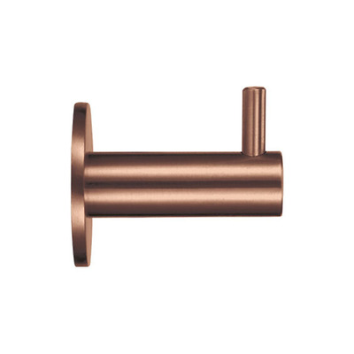 Zoo Hardware ZAS Concealed Fix Wall Mounted Hook With Rose, PVD Bronze - ZAS75-PVDBZ PVD BRONZE