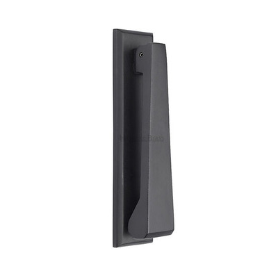Heritage Brass Contemporary Slim Door Knocker, Matt Black - K1310-BKMT MATT BLACK