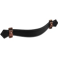 Leather Cabinet Pulls and Strap Handles To Match