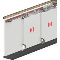 TP-Slide Telescopic Sliding Door Kit - 2 Door - 3000mm Track