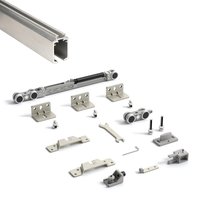 TS-Slide Top Hung Sliding Door Rail Kit - 1800mm Track - One Way Soft Close